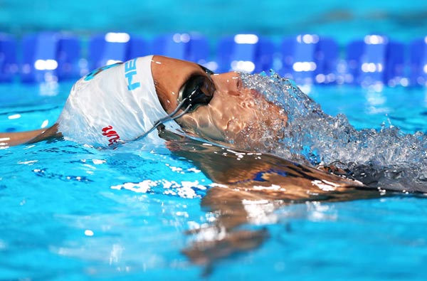 Дарина Зевина – серебряный призер чемпионата Европы в плавании на 200 м на спине