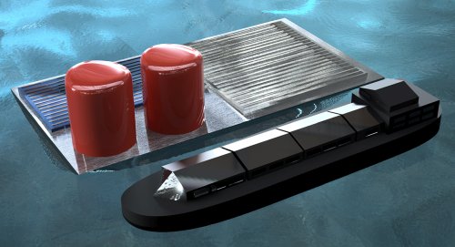Плавающая водородная установка