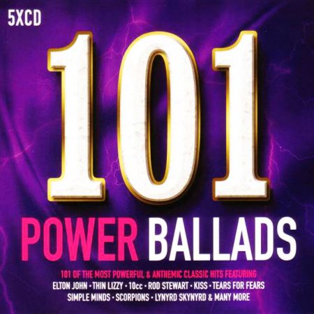 101 Power Ballads (5CD) (2017) FLAC
