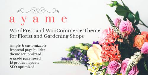 ThemeForest - Ayame v1.0.1 - WordPress and WooCommerce Theme for Florist and Gardening Shops - 20765777