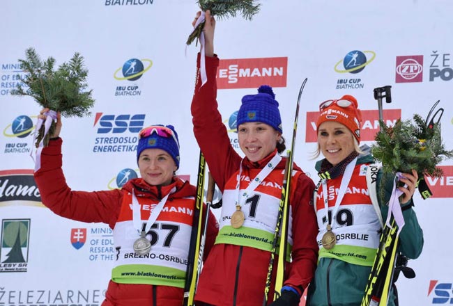 Россиянка Кайшева выиграла спринт на этапе Кубка IBU в Словакии; Абрамова – 12-я