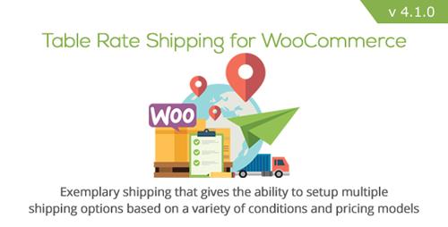 CodeCanyon - Table Rate Shipping for WooCommerce v4.1.0 - 3796656