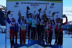 Украина – вторая в медальном зачете ЧЕ по биатлону
