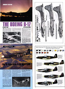 Подборка статей, раскрасок и чертежей из журнала Scale Aircraft Modelling за 1995-1996 г.