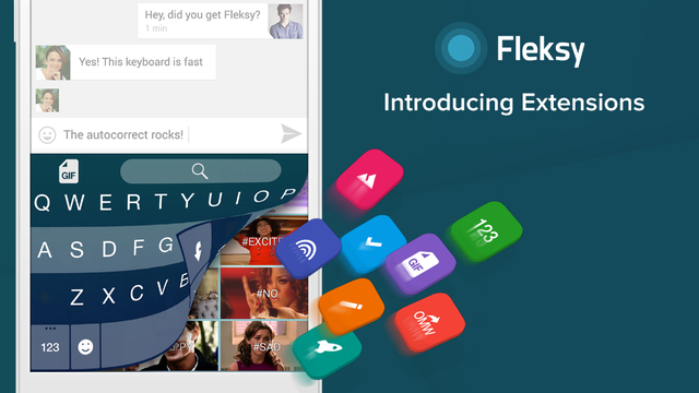 Fleksy + GIF Keyboard 9.4.0 build 590 Premium (Android)