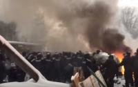 Возникло видео штурма палаточного города у Рады