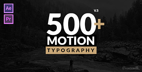 Motion Typography V5 20645019 - Project for After Effects (Videohive)