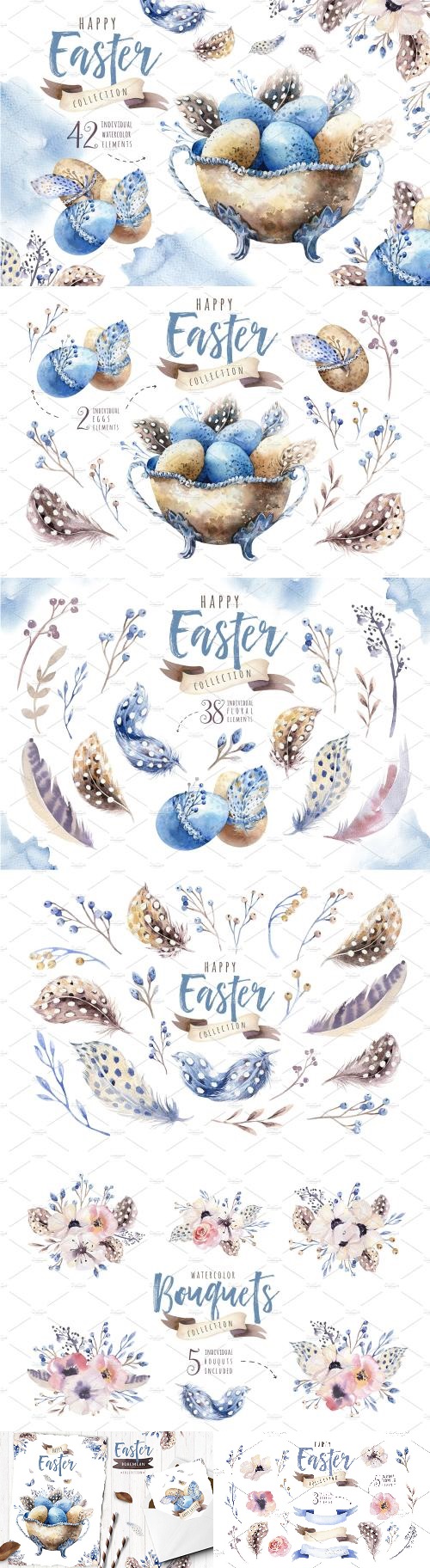 Watercolor Easter Collection - 2269008