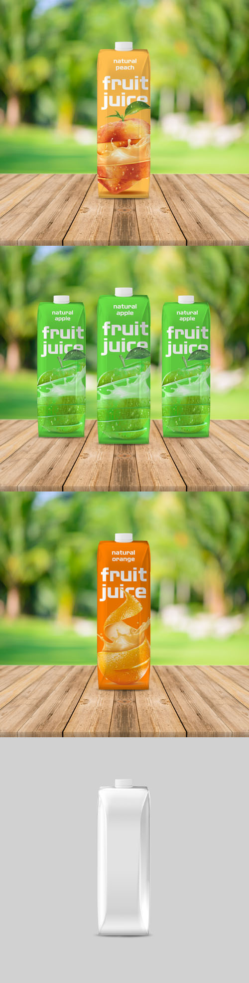 Fruit Juice PSD mockup