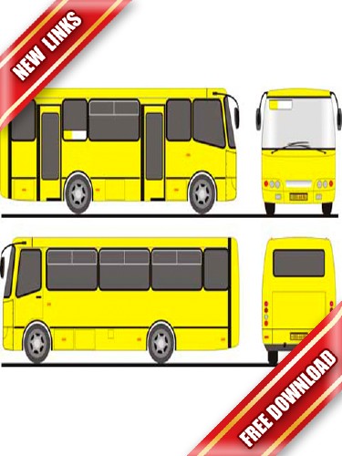 Векторный автобус Богдан 092  (в натуральную величину)  рабочие ссылки, бесплатные файлообменники