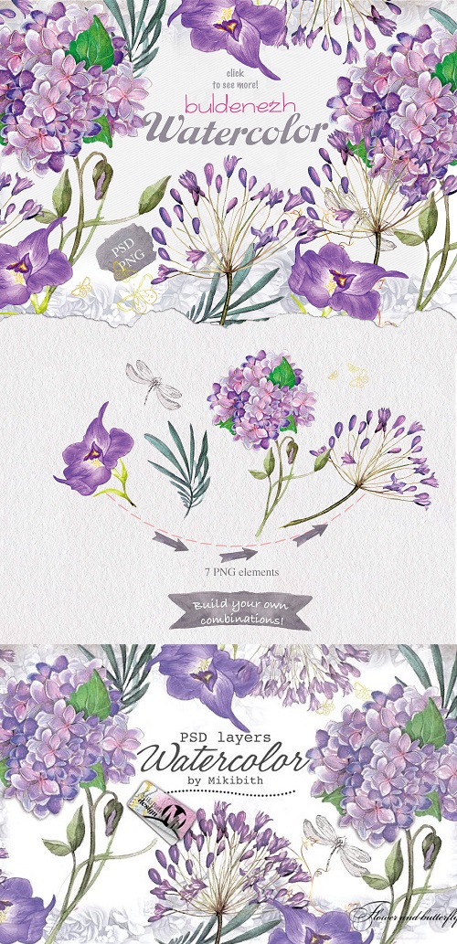 Violet flower's - 311724