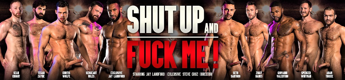[RagingStallion.com] Shut Up and Fuck Me! Scene 2 (Jay Landford, Seth Santoro) [2018 ., Muscle, Blowjob, Oral, Anal, Cumshot, Beard, Kissing, Tattoo, Rimming, Black, 1080p]