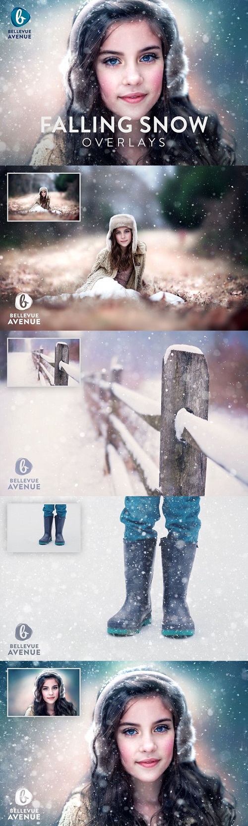 Falling Snow Overlays (Real) - 2294895