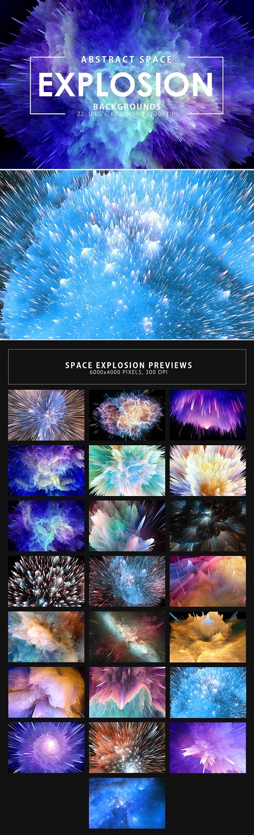 Space Explosion Backgrounds - 2295724