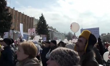 Акция протеста в русском Волоколамске: есть задержанные