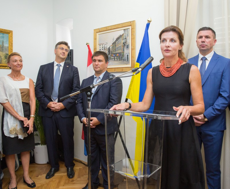 Марина Порошенко брала участь у відкритті офісу Почесного представительства України у м. Спліт