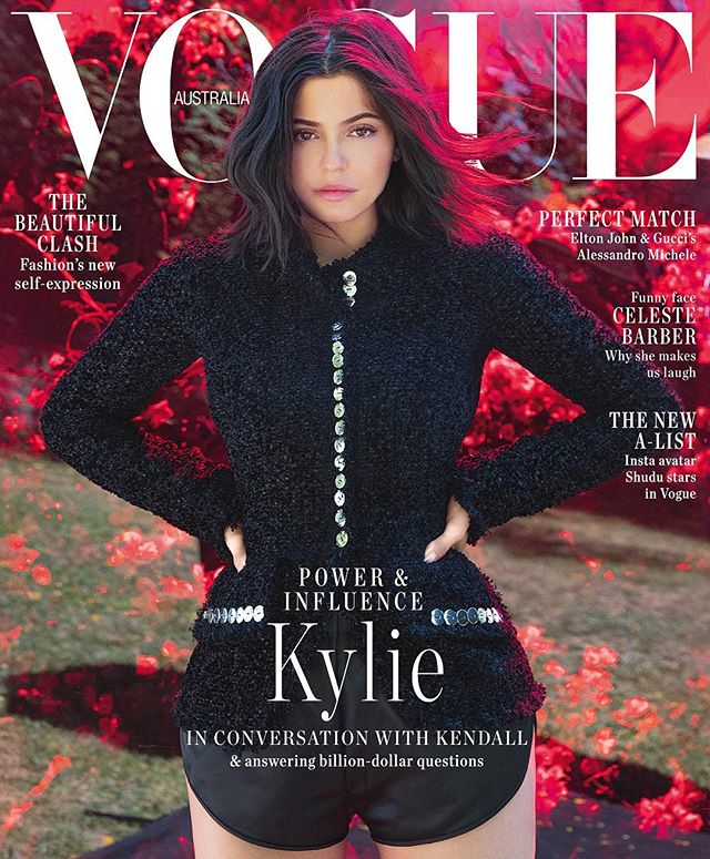 Кайли Дженнер снялась для собственной первой обложки Vogue