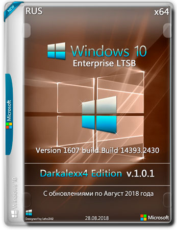 Windows 10 Enterprise LTSB x64 1607.14393.2430 Darkalexx4 Edition (RUS/2018)