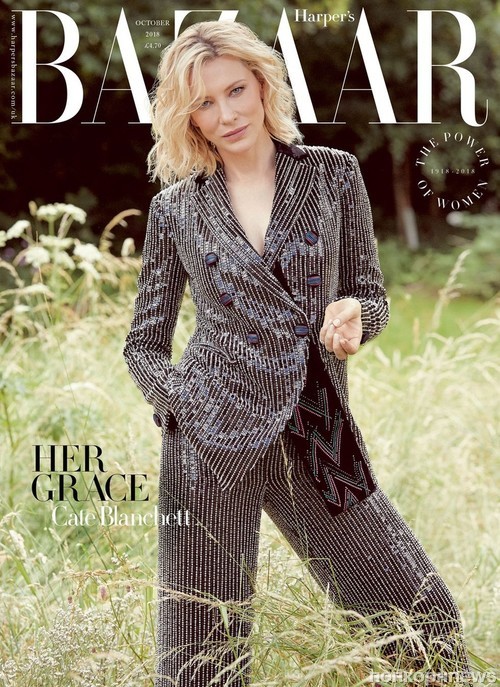 Кейт Бланшетт в фотосессии для октябрьского номера Harper’s Bazaar UK