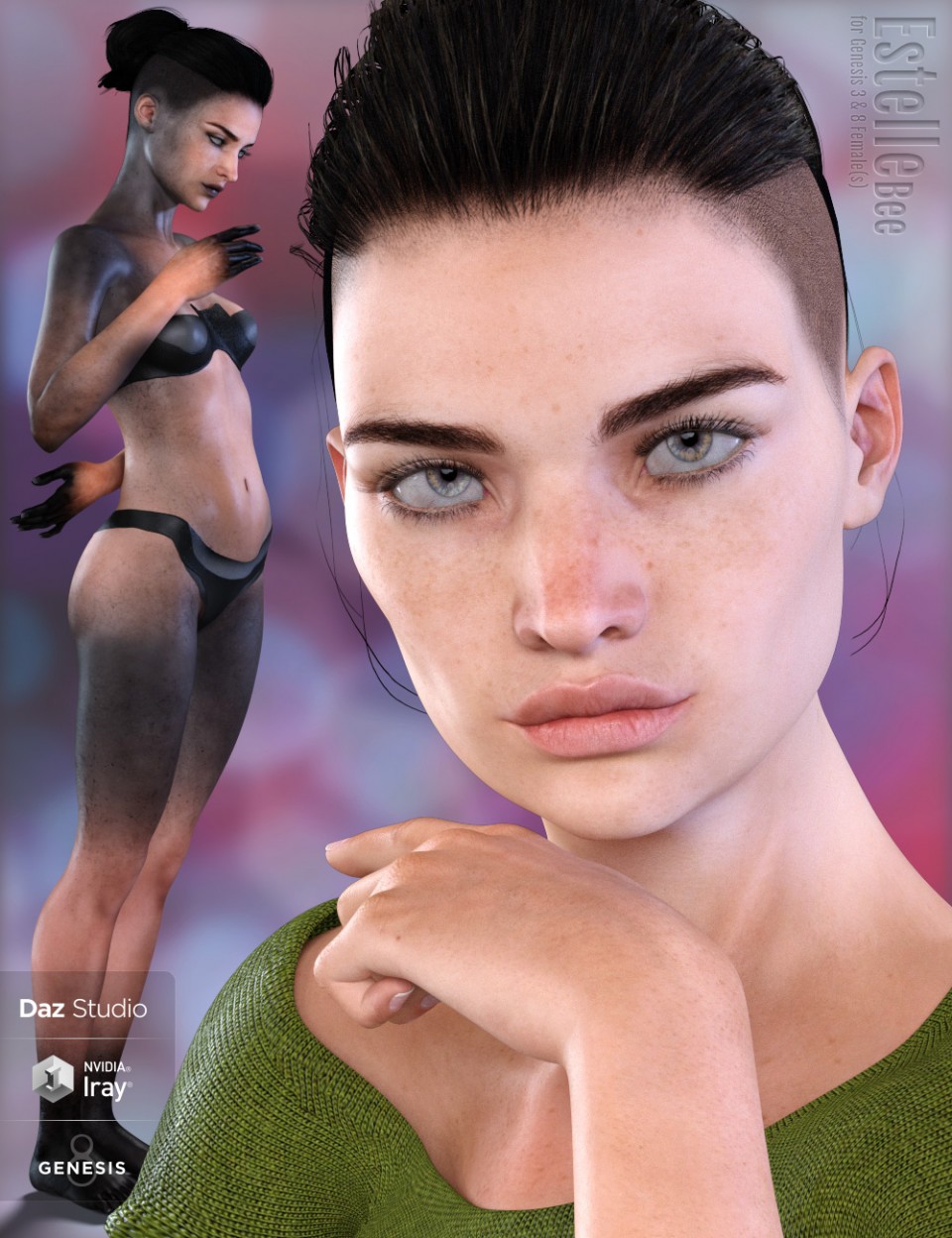 Estelle Bee for Genesis 3 and 8 Female