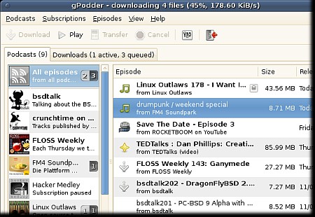 gPodder 3.11.4 Portable