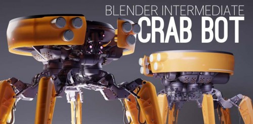 Gumroad - Blender Intermediate Crab Bot [2018, ENG]