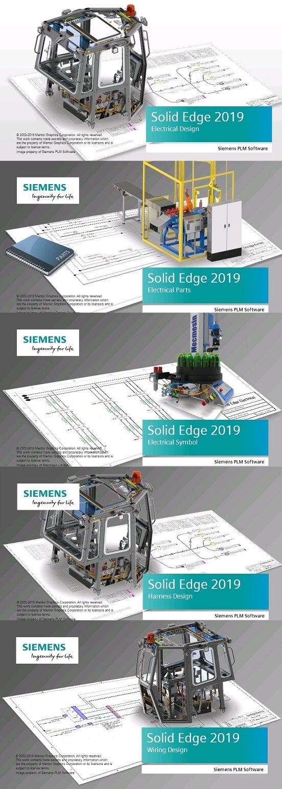 Siemens Solid Edge Electrical 2019 SP1904.53 Update Only