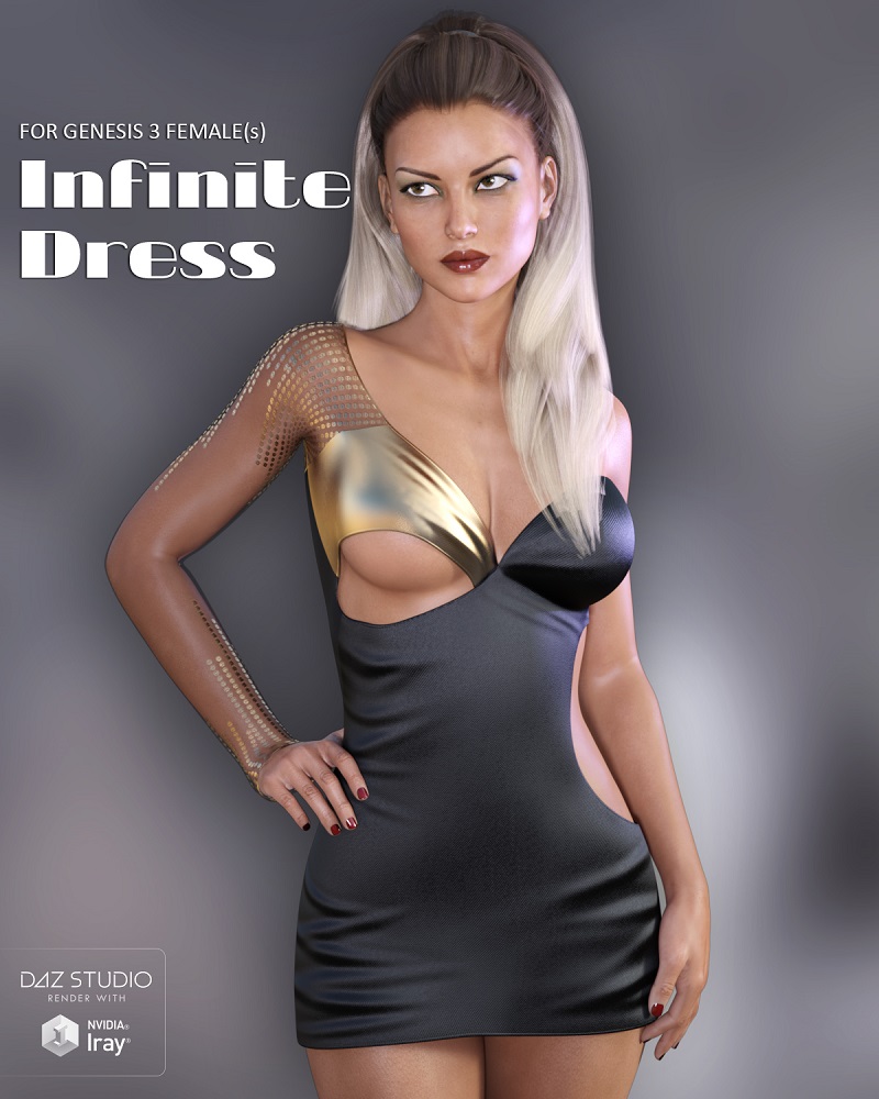 Infinite Dress for Genesis 3 Females + AddOn